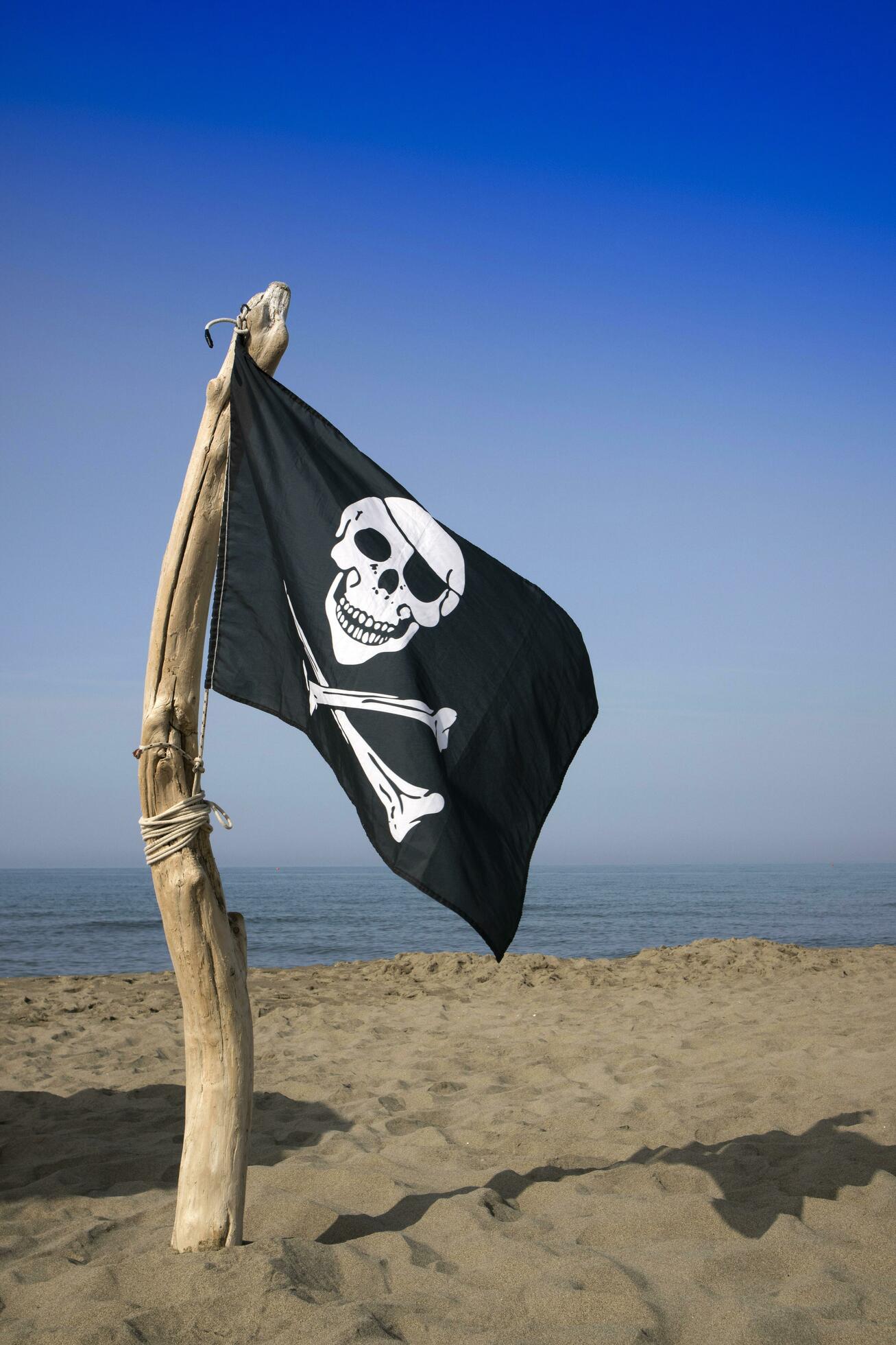 per montacarichi il bandiera di il pirati 27086492 Stock Photo su Vecteezy