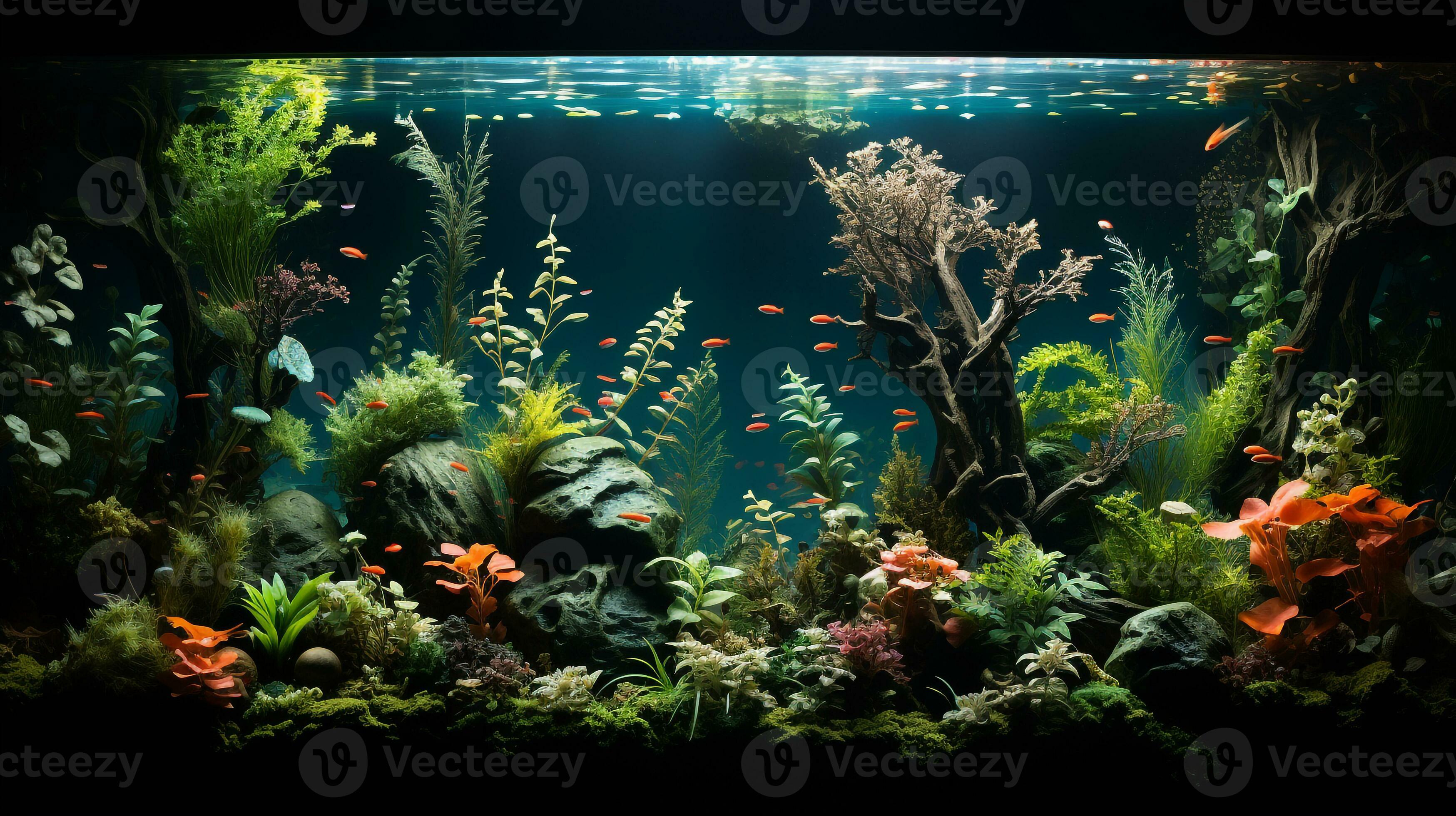 acquario paesaggio sfondo ai 28231265 Stock Photo su Vecteezy