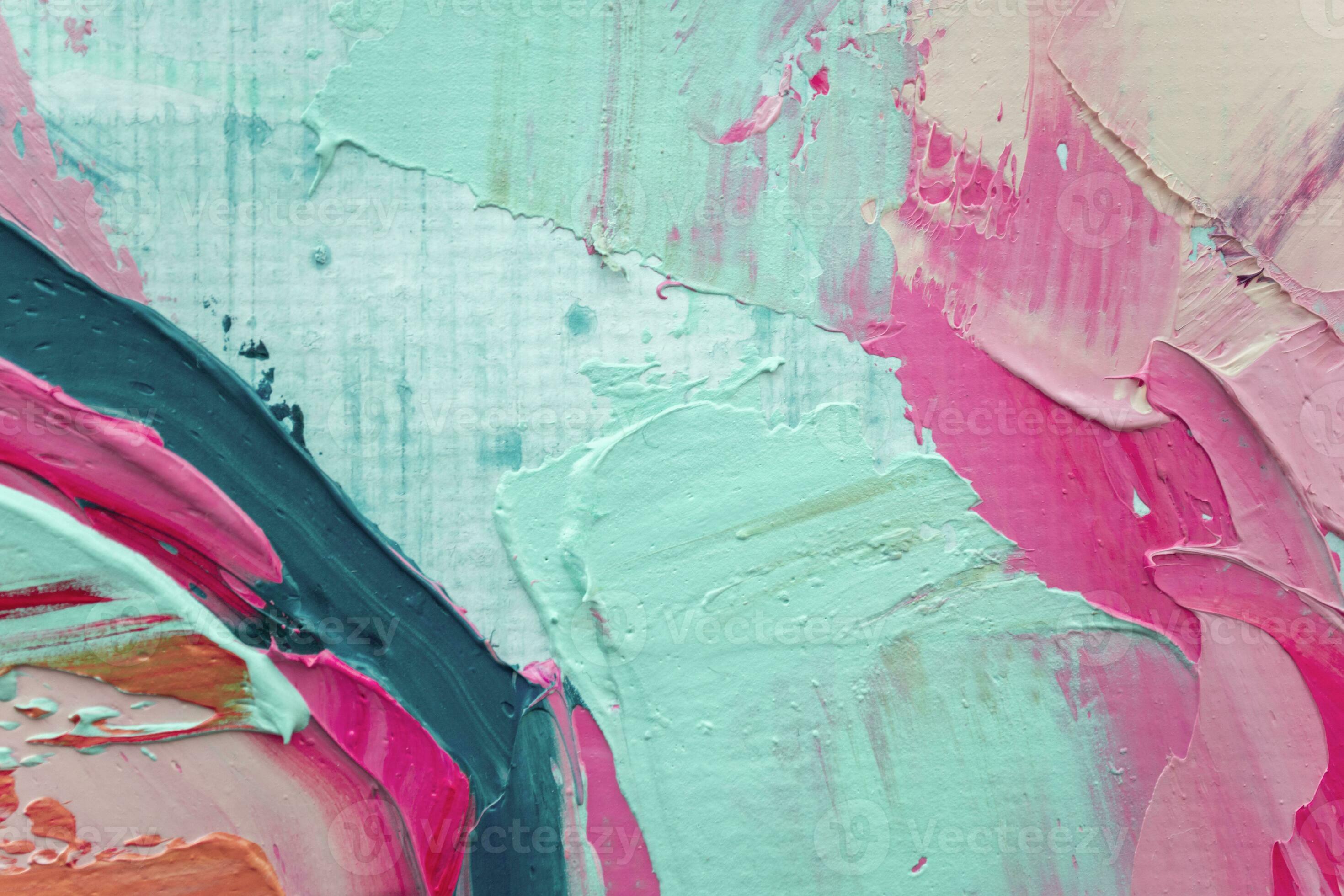 avvicinamento di astratto ruvido colorato arte pittura struttura, con olio  pennellata, pallet coltello dipingere su tela, complementare colori.  29125642 Stock Photo su Vecteezy