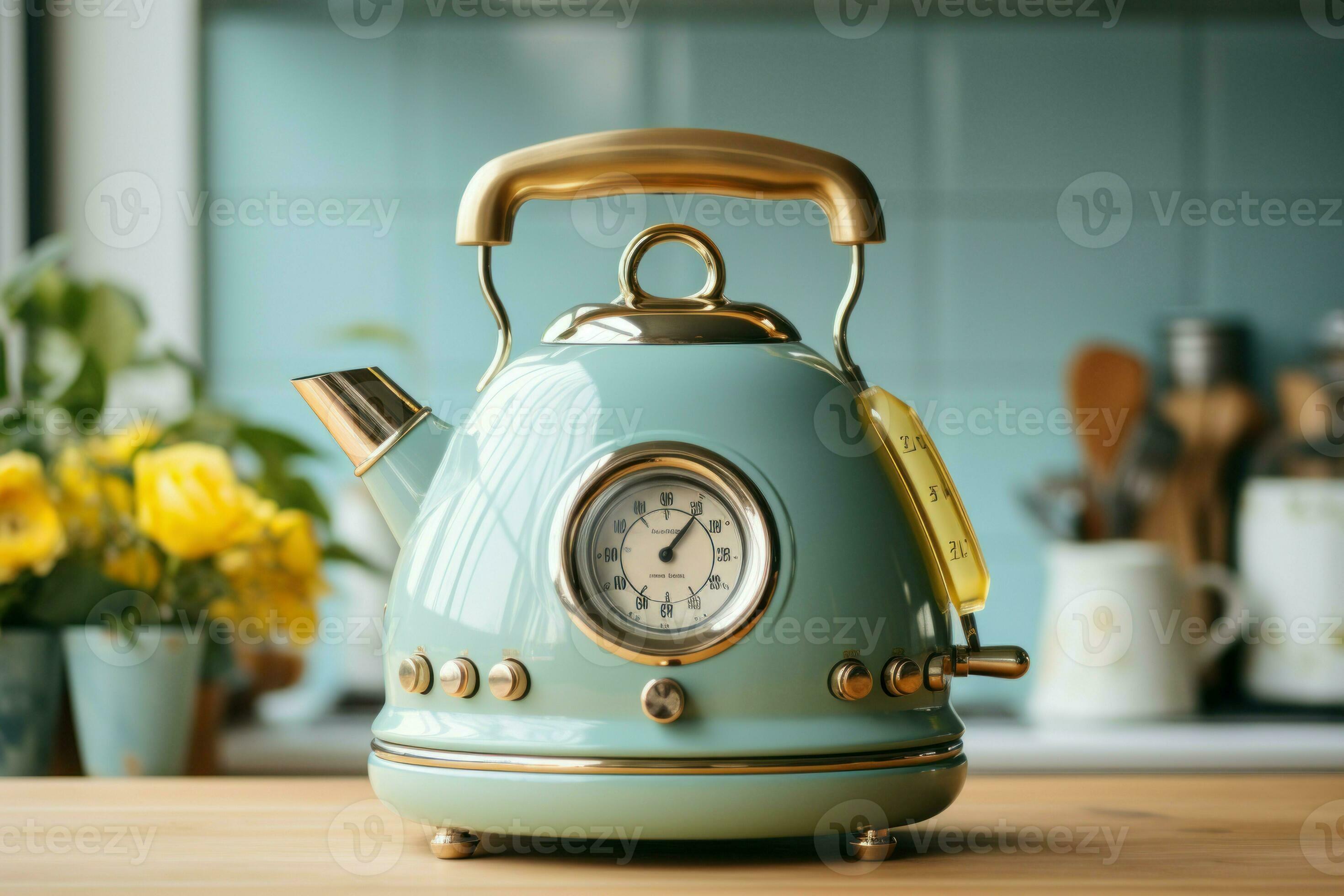 utilitaristico elettrico Vintage ▾ bollitore. creare ai 29175860 Stock  Photo su Vecteezy