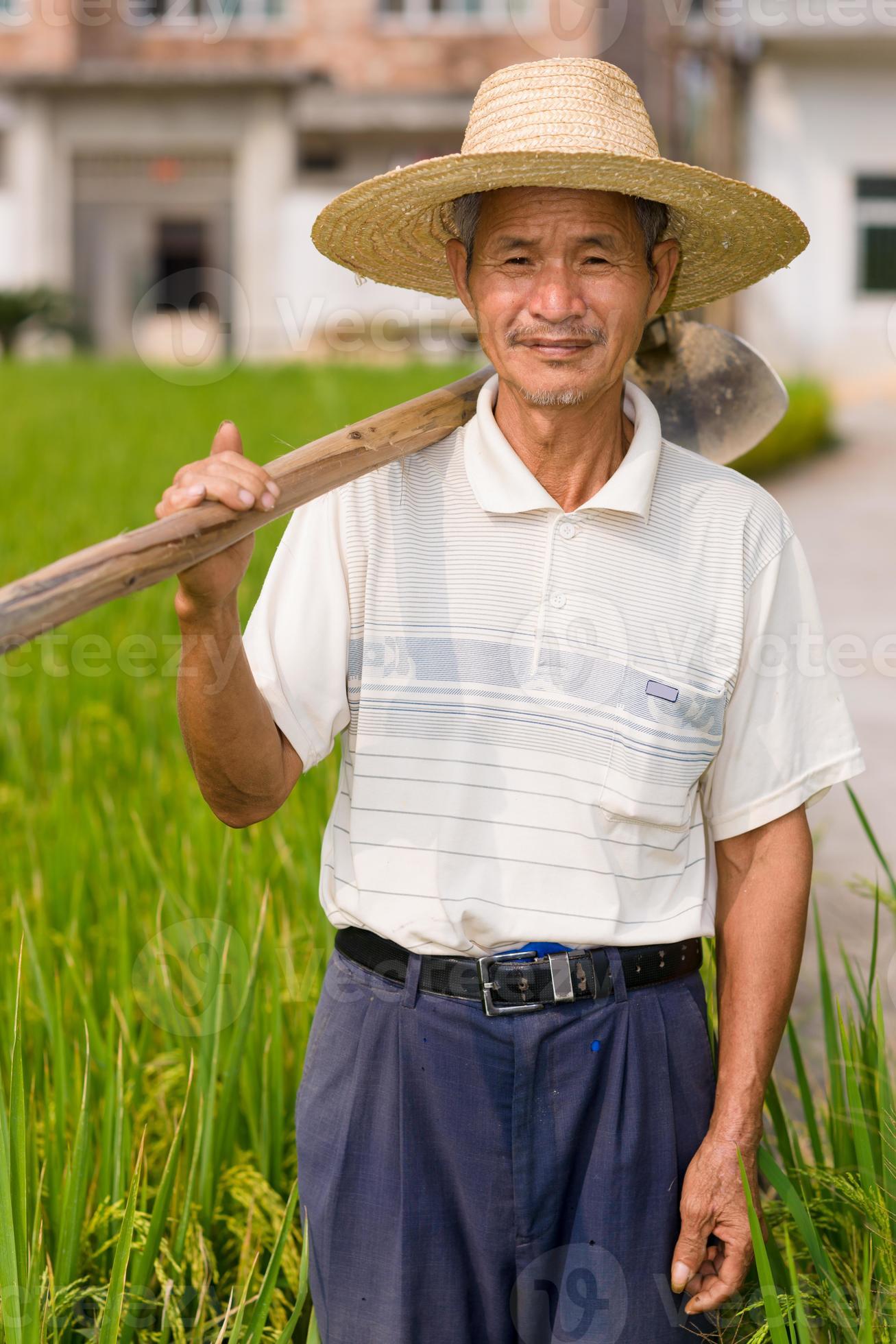 contadino cinese foto