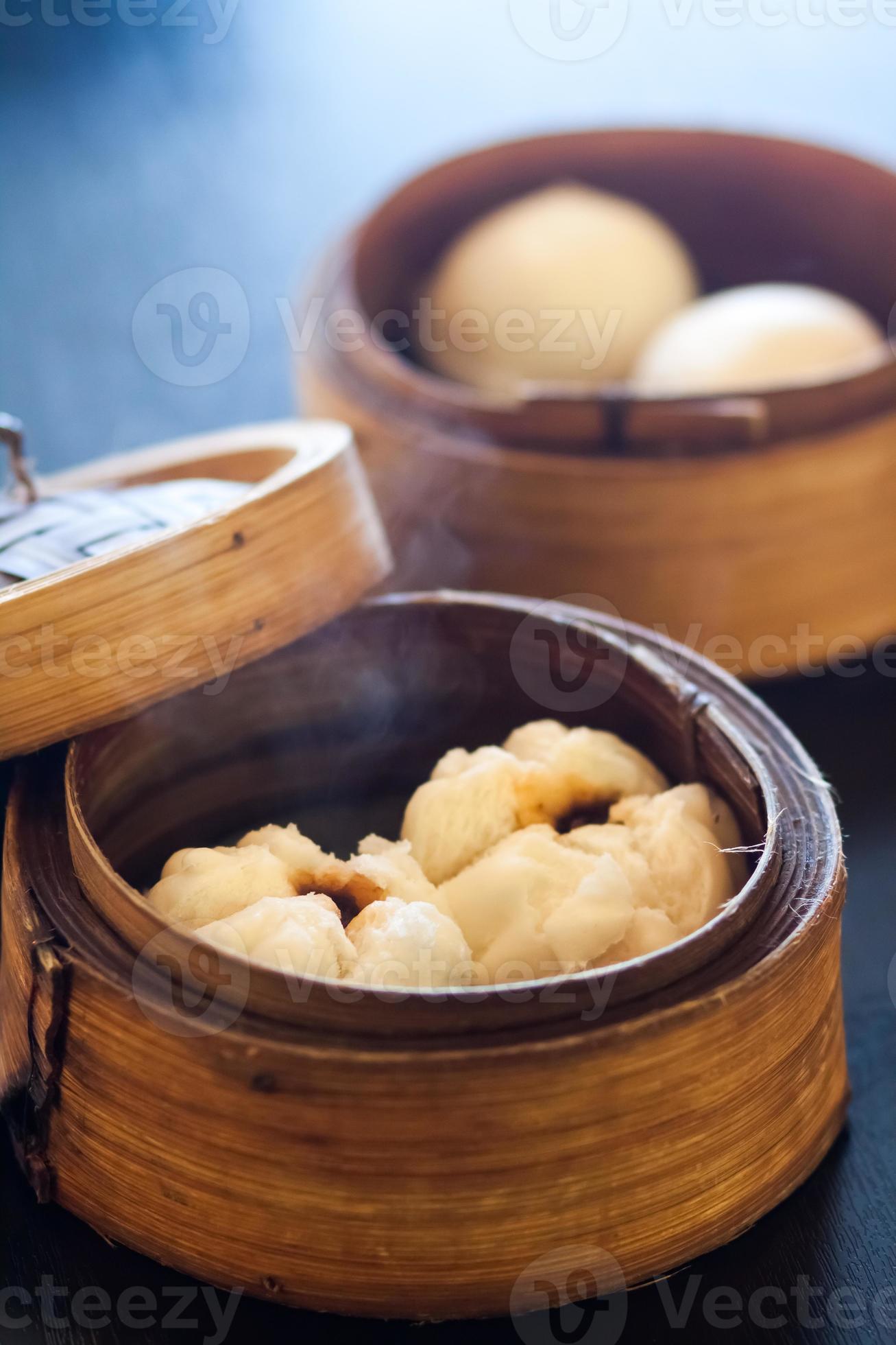panini al vapore dim sum (gnocchi cinesi) foto