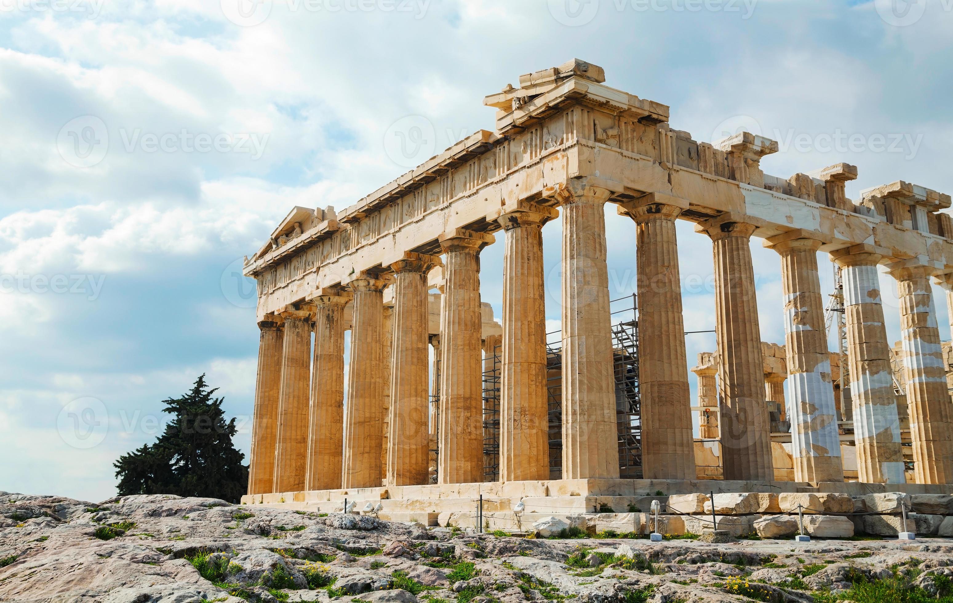 Partenone all'Acropoli di Atene, Grecia foto