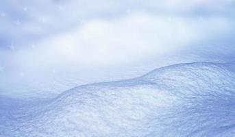 sfondo di neve. paesaggio invernale. la consistenza della neve foto