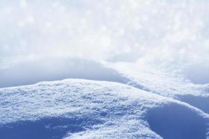 sfondo. paesaggio invernale. la consistenza della neve foto