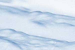 sfondo di neve. paesaggio invernale. la consistenza della neve foto