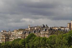 belle strade parigine vista parigi, francia europa foto