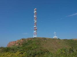 isola di Helgoland nel mare del nord foto