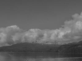 primavera nell'eidfjord in Norvegia foto