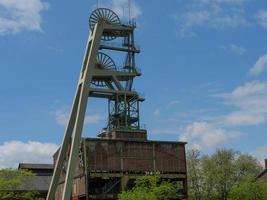 vecchia miniera di carbone nell'area della ruhr tedesca foto