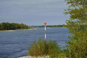 il fiume Reno vicino a Wesel foto