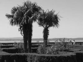 la città di meersburg sul lago di costanza foto