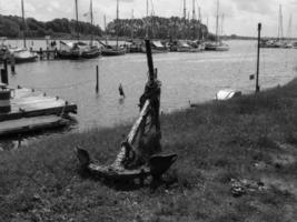 presso il fiume schlei nello schleswig holstein foto