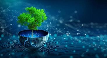 tecnologia ecologica, convergenza tecnologica, green computing ed etica foto