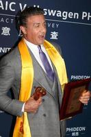 los angeles, 15 dicembre - sylvester stallone al 21° premio annuale del film huading globale, sala stampa al teatro presso l'hotel ace il 15 dicembre 2016 a los angeles, ca foto