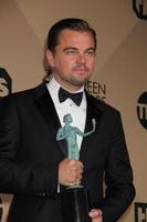 los angeles, 30 gennaio - leonaro dicaprio al 22° premio della gilda degli attori dello schermo presso l'auditorium del santuario il 30 gennaio 2016 a los angeles, ca foto