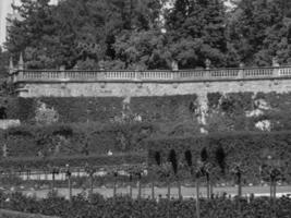 la città di Wuerzburg sul fiume principale foto