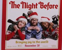 los angeles, nov 17 - la notte prima poster alla notte prima della premiere al teatro presso l'ace hotel il 17 novembre 2015 a los angeles, ca foto