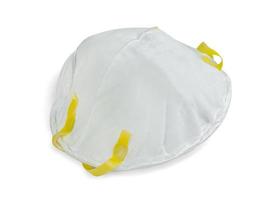 maschera protettiva n95 isolata su sfondo bianco, include ritaglio, percorso foto