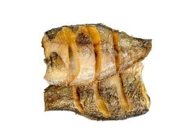 pesce fritto gourami isolato su sfondo bianco foto