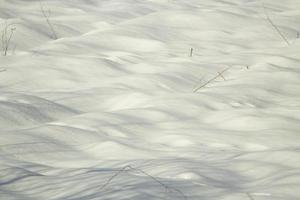 consistenza nevosa. dettagli dell'inverno. campo nevoso. foto