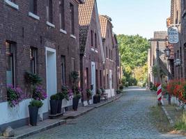 villaggio di krudenburg sul fiume Lippe foto