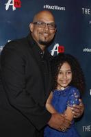 vlos angeles, 14 gennaio - David Justice, Raquel Justice alla 5a ondata di los angeles premiere al pacific theaters at the grove il 14 gennaio 2016 a los angeles, ca foto