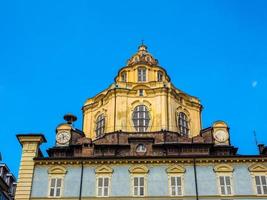 hdr chiesa di san lorenzo a torino foto