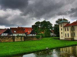 villaggio di westerholt nell'aerea tedesca della ruhr foto