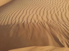 dune di sabbia nel deserto foto