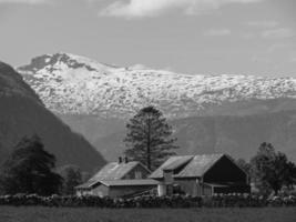 eidfjord e l'hardangerfjord in Norvegia foto