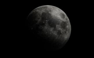 la super luna splende meravigliosamente con lo sfondo posteriore. rendering 3D. foto