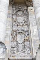 parlamento tedesco, edificio del reichstag a berlino, germania foto