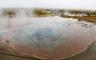 geysir in Islanda foto