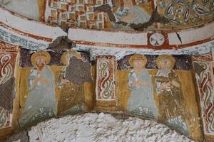 chiesa di agacalti nella valle di ihlara, turchia foto