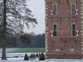 orario invernale in un castello tedesco foto