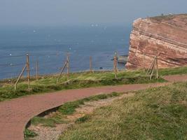 isola di Helgoland nel mare del nord foto