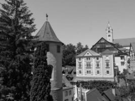 la città di meersburg sul lago di costanza foto