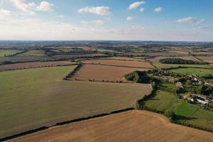 riprese aeree e vista dall'alto della campagna britannica, riprese del drone foto