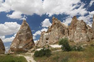 formazioni rocciose in Cappadocia foto