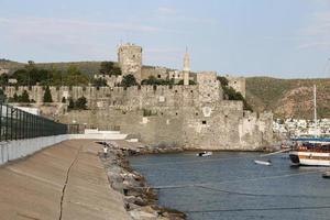 castello di bodrum in turchia foto