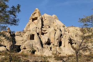 formazioni rocciose in cappadocia, nevsehir, turchia foto