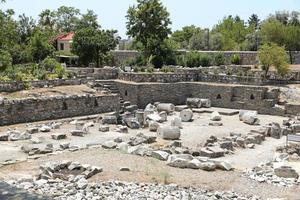 mausoleo di Alicarnasso nella città di Bodrum foto