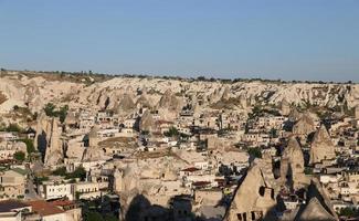 città di Goreme in Cappadocia foto