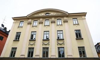 edificio a gamla stan, stoccolma, svezia foto