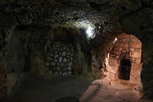 derinkuyu città sotterranea in cappadocia foto