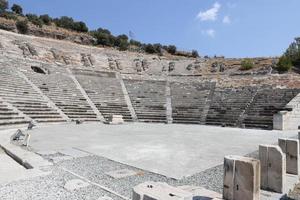 teatro di Alicarnasso a Bodrum, Turchia foto