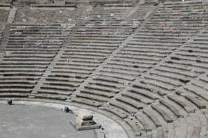 teatro di Alicarnasso a Bodrum, Turchia foto