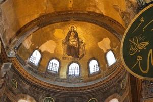 hagia sophia museum di istanbul foto