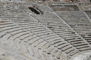 teatro di Alicarnasso a Bodrum, Turchia foto